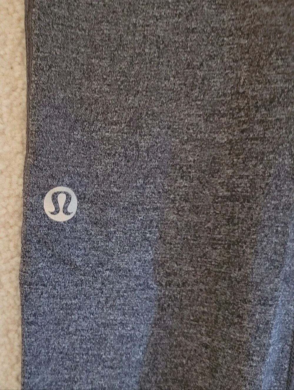 Lululemon High-Waist Performance Leggings in Dark Charcoal